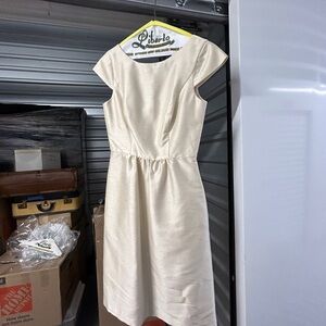 ALFRED SUNG Champagne/cream Mini Dress wedding bridesmaid